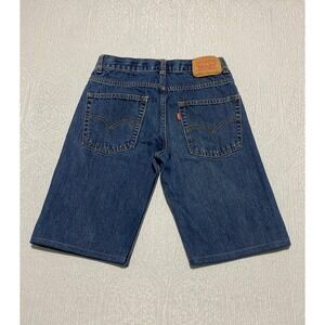 Levi's‎ 550 Jean Shorts Boys 26×10 Blue Hemmed Denim Jorts